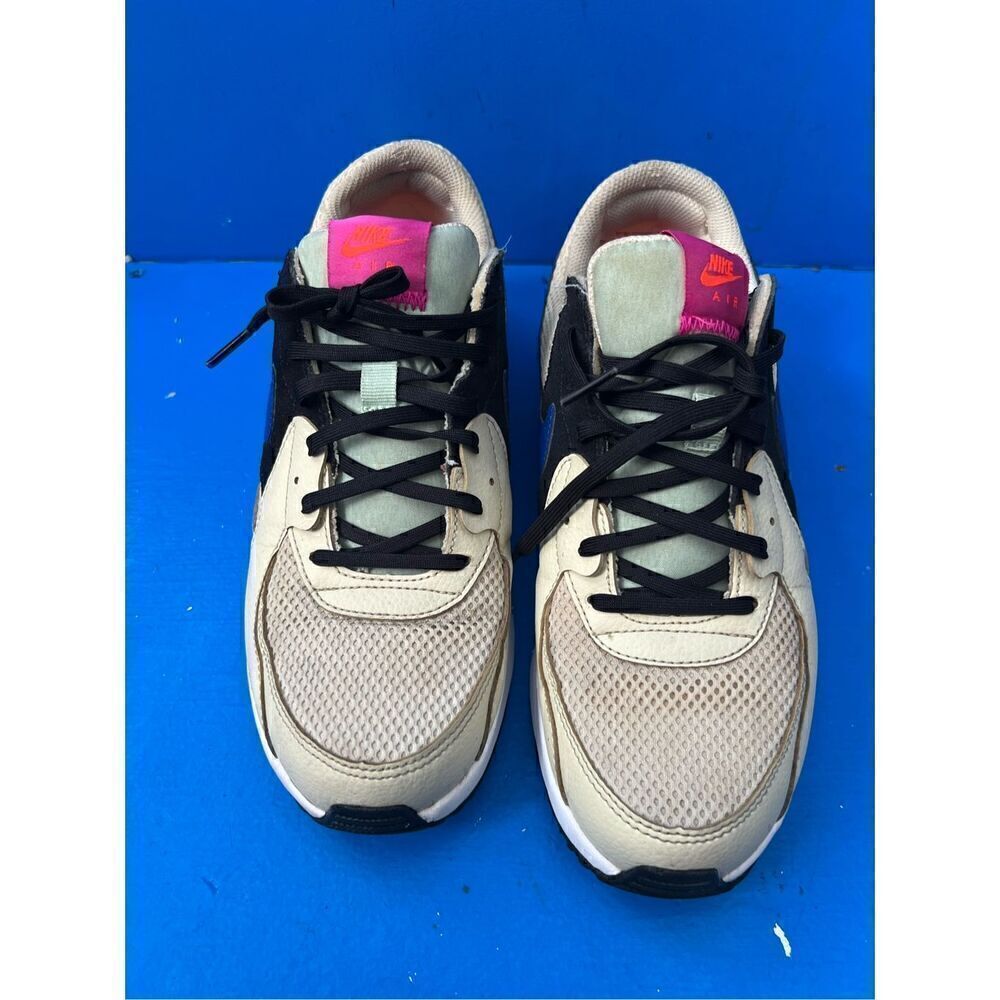 Nike Air Max Women’s Excee Sneakers CD5432-200 Shoes Tan Blue Black Size US 9.5